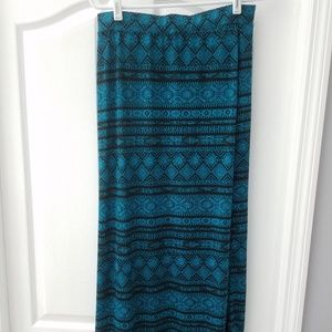 NWOT Aztec Tribal print maxi skirt FREE WITH BUNDLE
